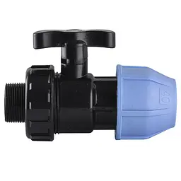 Кран кульовий ПНД Vsplast 40x1 1/4 '' ЗР 6003 000014148