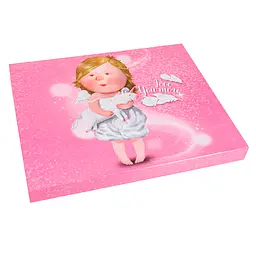 Блюдо для торта Lefard Love you more з лопаткою рожевий 26 см (924-699) - мініатюра 2