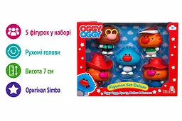 Ігровий набір фігурок Оггі Оггі Simba Oggy Oggy Deluxe 5 героїв мультфільму рухомі фігурки 7 см від 3 років (SKU-240) - мініатюра 2
