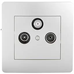 Розетка Brille TB-FM + TV + Sat sl (L15-078)