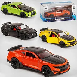 Машинка Автопром MG - 00142 Авто Експерт, 4 види, 1:36, світло, звук, інерція, в коробці