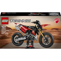 Конструктор LEGO Technic Мотоцикл Ducati Desmo450 MX Factory 457 ел. (42238) - мініатюра 4