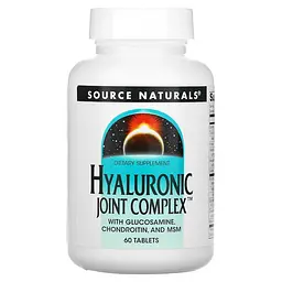 Препарат для суглобів і зв'язок Source Naturals Hyaluronic Joint Complex 60 таблеток
