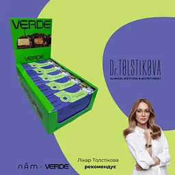 Батончик Банан-мигдаль Verde x Dr.Tolstikova x NAM 45 г - мініатюра 5
