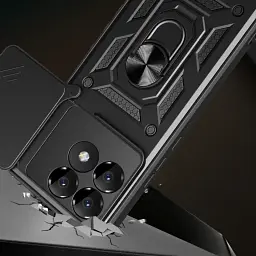 Панель BeCover Military для Poco F6 Pro Black (712166) - мініатюра 5