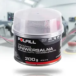 Шпаклівка універсальна Polfill 200 гр з затверджувачем (43108)