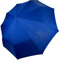 Жіноча складана парасолька напівавтомат Frei Regen 97 см синя