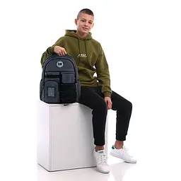 Рюкзак GoPack Education Teens 184 темно-сірий Темно-сірий (GO26-184L-4) - мініатюра 20