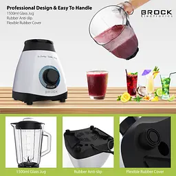 Блендер BROCK BL 1501 WH стаціонарний 500Вт - мініатюра 8