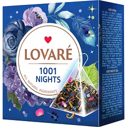 Чай черный и зеленый Lovare 1001 Nights 30 г (15 шт. х 2 г) (676652)