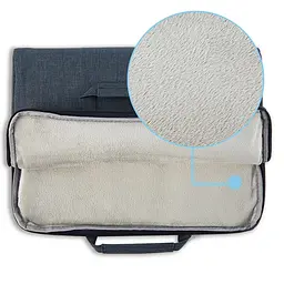 Сумка для ноутбуку Denim with Straps 13/14.2'' Navy Blue - мініатюра 6