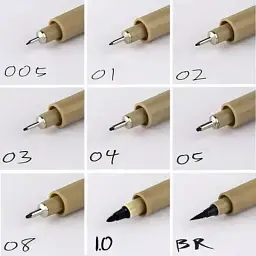 Лайнер Sakura Pigma Micron (0.4) 0,4 мм Чорний (084511342132) - мініатюра 6