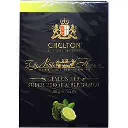 Чай чорний Chelton The Noble House Super Pekoe з бергамотом, 100 г (890807) - мініатюра 2