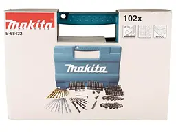Набір біт та свердл (102 предмети) Makita B-68432 - мініатюра 4