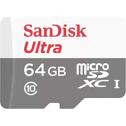 Карта пам'яті SanDisk microSDXC 64GB UHS-I Ultra A1 + SD Adapter (SDSQUNR-064G-GN3MA) [141591] - мініатюра 3