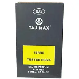 Парфумована вода для чоловіків Taj Max 50мл тестер №024 HERMES TERRE D'HERMES