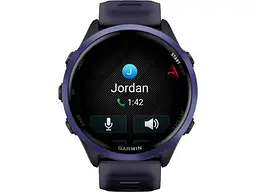 Смарт-годинник Garmin Forerunner 570 47mm Indigo Aluminium w. Translucent Imperial Purple/Indigo Band (010-02971-02) - мініатюра 2