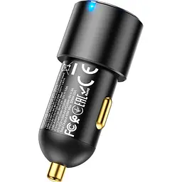 Автомобільний зарядний пристрій Hoco NZ6 PD45W USB-A+2хUSB-C Black (765185) [151276] - мініатюра 6