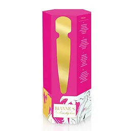 Вібромасажер Rianne S: Bella Mini Wand Rose, 10 режимів, медичний силікон, подарункове паковання - мініатюра 2