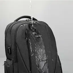 Рюкзак міський офісний Tigernu T-B3399 22л з USB для ноутбука 15.6" Black Grey (17051) - мініатюра 2