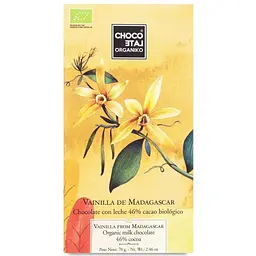 Шоколад Chocolate Organiko молочний з мадагаскарською ваніллю 70 г (873235) - мініатюра 2