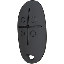 Брелок для керування охоронною системою Ajax SpaceControl Black (000001156) [102218] - мініатюра 2