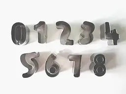 Вирубка кондитерська у формі цифр з нержавіючої сталі, Kitchen Master 84232 - мініатюра 4