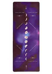 Килимок для йоги EasyFit BlueMoon (замша-каучук) фіолетовий - мініатюра 1