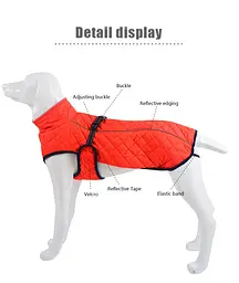 Зимове пальто для собак Derby D84 Red M - мініатюра 5
