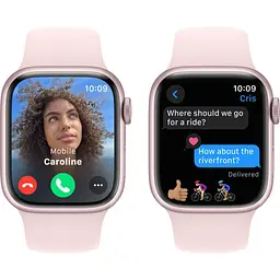 Смарт годинник Apple Watch Series 9 GPS 41mm Pink Aluminum Case S/M (MR933) Рожевий - мініатюра 5