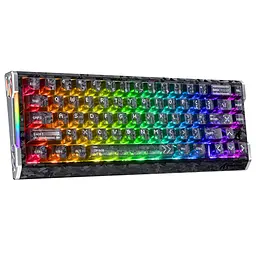 Ігрова магнітна клавіатура ATTACK SHARK R68 HE / Дротове підключення / Magnetic Switch / Black Carbon