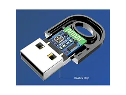 Bluetooth адаптер STLab Black (BT-5.0) - мініатюра 4