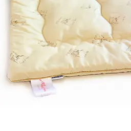 Ковдра вовняна MirSon Gold Camel Hand Made №175, зимова, 220x240 см, кремова - мініатюра 5