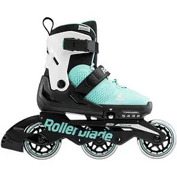 Ролики Rollerblade Microblade 3WD 36.5-40.5 Pure Aqua/White (1012-07221700-2V6-36.5-40) - мініатюра 2