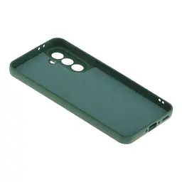 Чохол Silicone Cover з рамкою камери A Samsung Galaxy A56 5G A566 Dark Green (36975_3609714) - мініатюра 4
