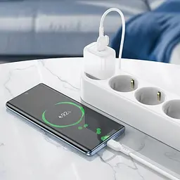 Мережевий зарядний пристрій Borofone BAS42A Potential single-port 18W QC3.0 білий - мініатюра 3