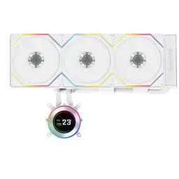 Система рідинного охолодження Lian Li HydroShift II LCD-C 360 FANLESS White (G89.GHS2LCD36W.00)