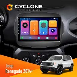 Штатна магнітола Jeep Renegade 2014+ Cyclone C9-001 2x32 CPL Cyclone (НФ-00008832)