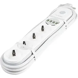 Мережевий фільтр Gelius G-Power GP-PS-001 (4 х розетки 4 х USB) White 2 м - мініатюра 7