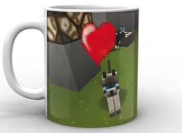 Кружка GeekLand Minecraft Майнкрафт коти МС.02.041 - мініатюра 2