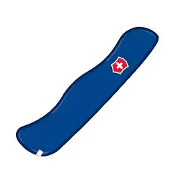 Накладка на ніж Victorinox 111мм синій передня з лого (Va+)