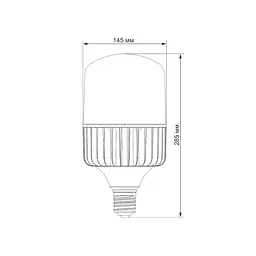 Світлодіодна лампа Videx LED A145 100W E40 5000K (VL-A145-100405) - мініатюра 3