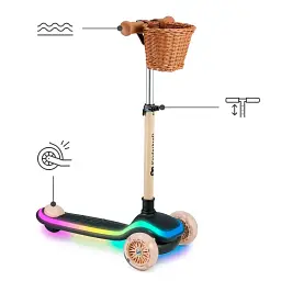 Самокат Kinderkraft Raket Beige (KRRAKE00BEG0000) - мініатюра 4
