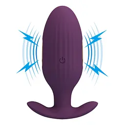 Анальна пробка PRETTY LOVE Jefferson, 12 vibration functions 3 electric shock functions PRETTY LOVE BI-040083HP-1 101650 - мініатюра 7
