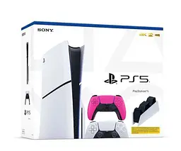 Ігрова консоль Sony PlayStation 5 Slim 1 ТБ + DualSense Pink + Charging Station - мініатюра 6