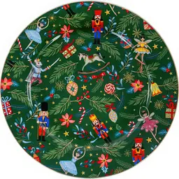 Набір тарілок Lefard Green Christmas 27 см 6 шт. (922-070) - мініатюра 2