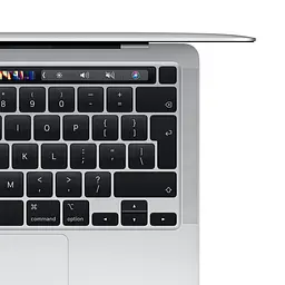 Apple MacBook Pro 13" з Touch Bar Apple M1 (8C CPU/8C GPU), 16 ГБ, 512 ГБ, Сріблястий (Grade C) Seller Refurbished - мініатюра 3