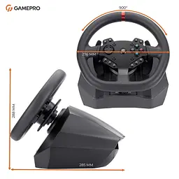Руль и педали GamePro RW575PM с коробкой передач XBOX/PS4/PS3/PC/SWITCH - миниатюра 6