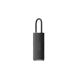 Концентратор Baseus USB-C 6-in-1 HDMI + 2xUSB 3.0 + USB-C + SD/TF black (WKQX050001) - мініатюра 3