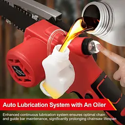 Акумуляторна ланцюгова пилка Jvision DLS-6 акумулятор 21V - мініатюра 7